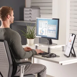 Online Fellowes Standard Adjustable Monitor Riser, Up to 32