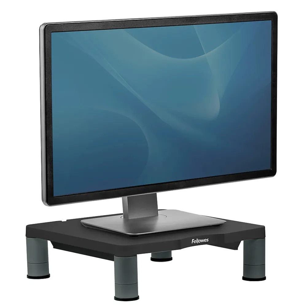 Best Fellowes Standard Adjustable Monitor Riser, Up to 42", Graphite (9169301)