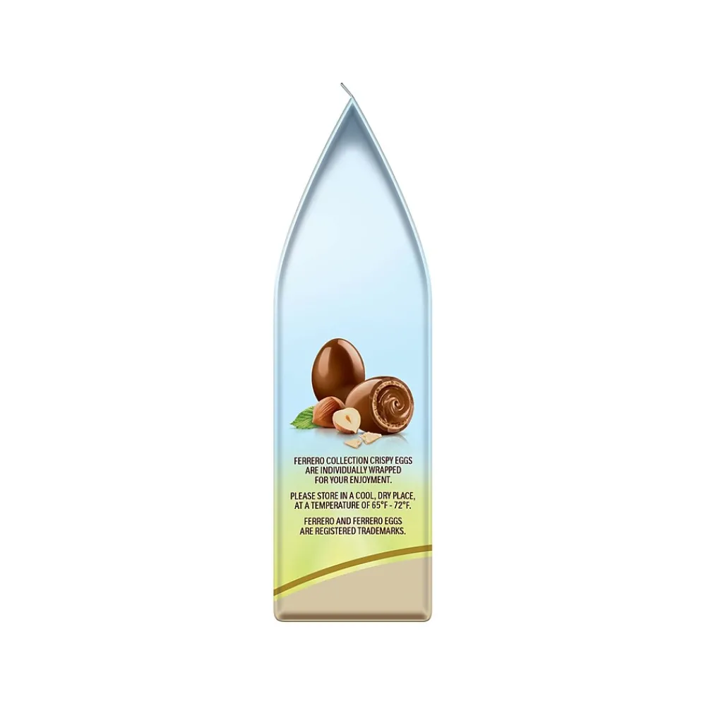 Ferrero Rocher Collection Crispy Eggs Snack Size Hazelnut Milk Chocolate Pieces, 3.5 oz. (FEU63205)
