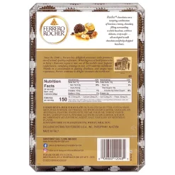 Ferrero Rocher Diamond Box Hazelnut Milk Chocolate Pieces, 48/Box (241-00015)