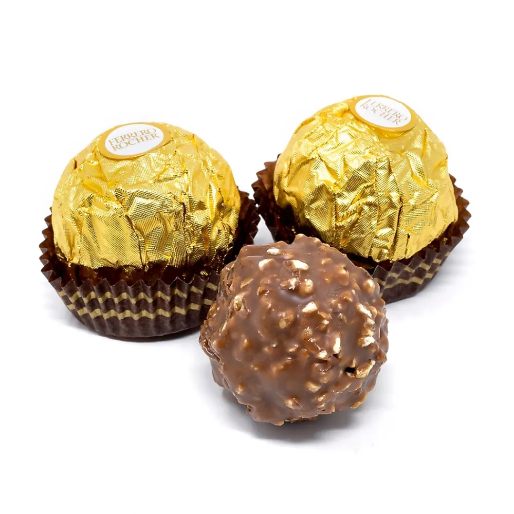 Ferrero Rocher Diamond Box Hazelnut Milk Chocolate Pieces, 48/Box (241-00015)