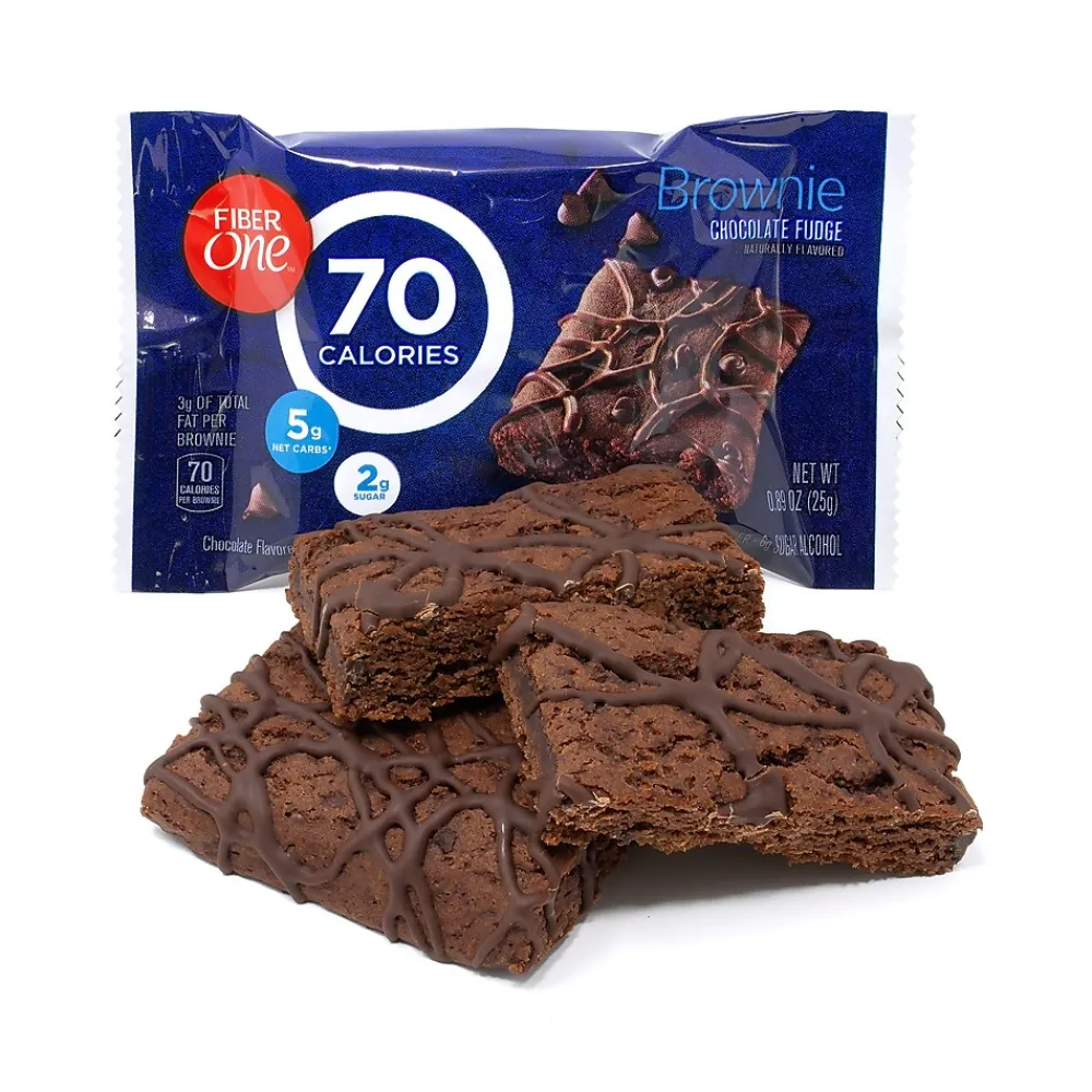 Fiber One Chocolate Fudge Brownie Bar, 0.88 oz., 40 Bars/Box (220-00454)