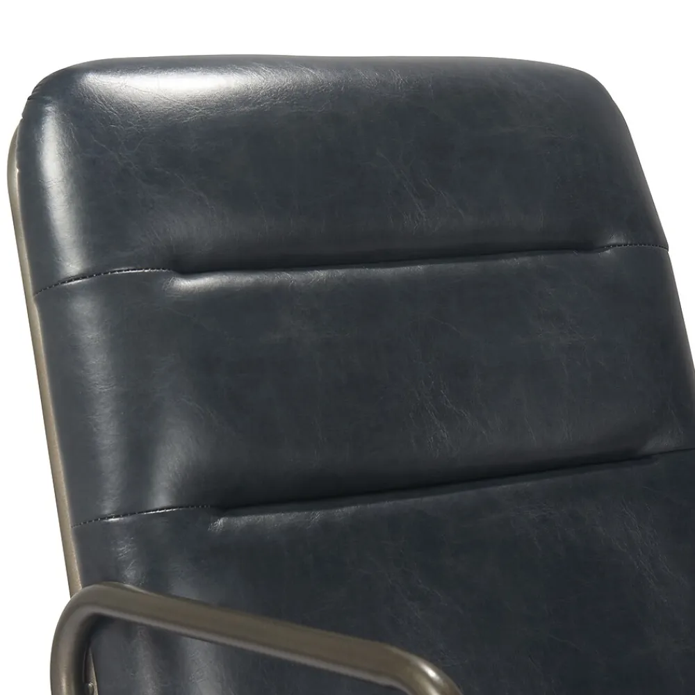 Office Chairs*Finch Franklin Bonded Leather Computer and Desk Chair, Charcoal Gray (CHR10060A)