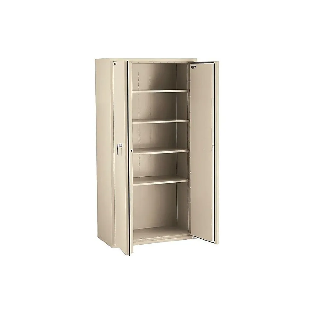 Storage Cabinets*FireKing 72" Steel Storage Cabinet with 4 Shelves, Parchment (CF7236-DPAI)