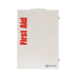 First Aid Only First Aid Cabinet,ANSI Class B, 150 People, 1462 Pieces, White (91341)