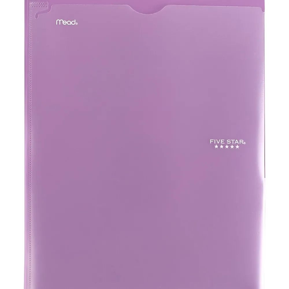 Pocket Folders|Five Star Pocket and Prong 3-Hole Punched 2-Pocket Folders, Assorted Colors (34136)