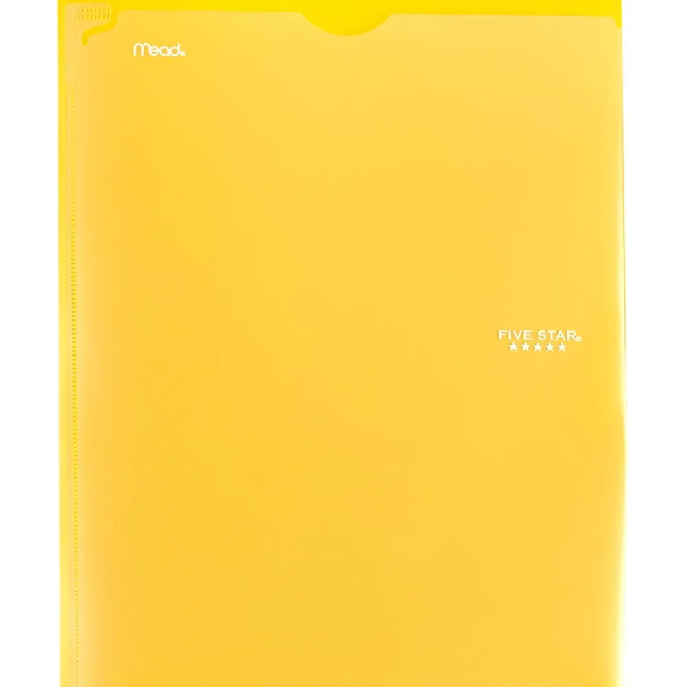 Pocket Folders|Five Star Pocket and Prong 3-Hole Punched 2-Pocket Folders, Assorted Colors (34136)