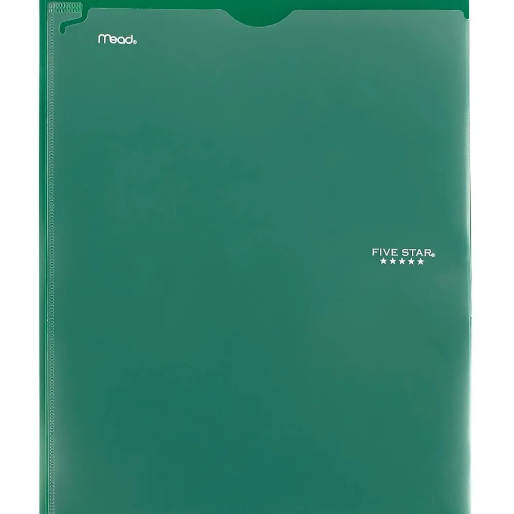 Pocket Folders|Five Star Pocket and Prong 3-Hole Punched 2-Pocket Folders, Assorted Colors (34136)