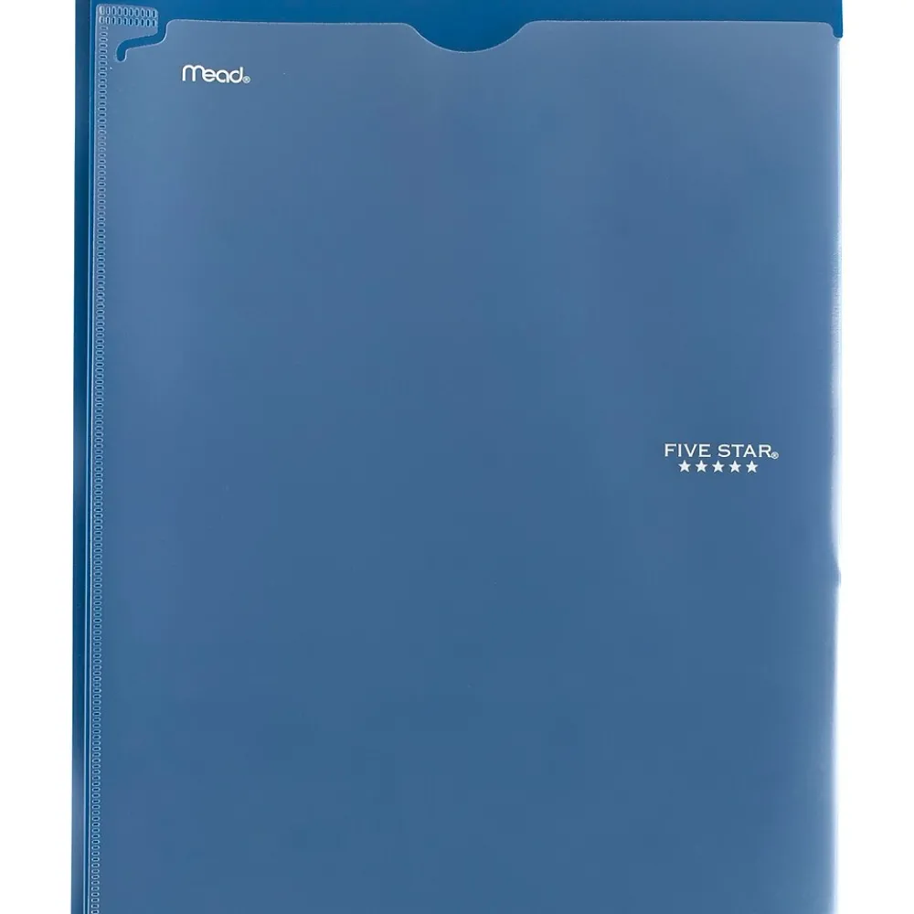 Pocket Folders|Five Star Pocket and Prong 3-Hole Punched 2-Pocket Folders, Assorted Colors (34136)