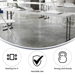 Folding Tables*Flash Furniture Elon Folding Table, 96