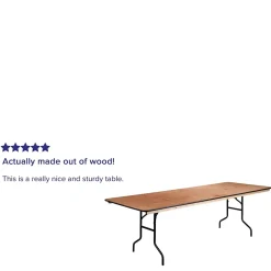 Folding Tables*Flash Furniture Fielder Folding Table, 96