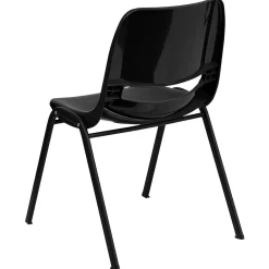 Folding & Stacking*Flash Furniture Hercules Shell Ergonomic Stack Chair With Black Frame and 16