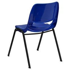 Folding & Stacking*Flash Furniture Hercules Shell Ergonomic Stack Chair With Black Frame and 14