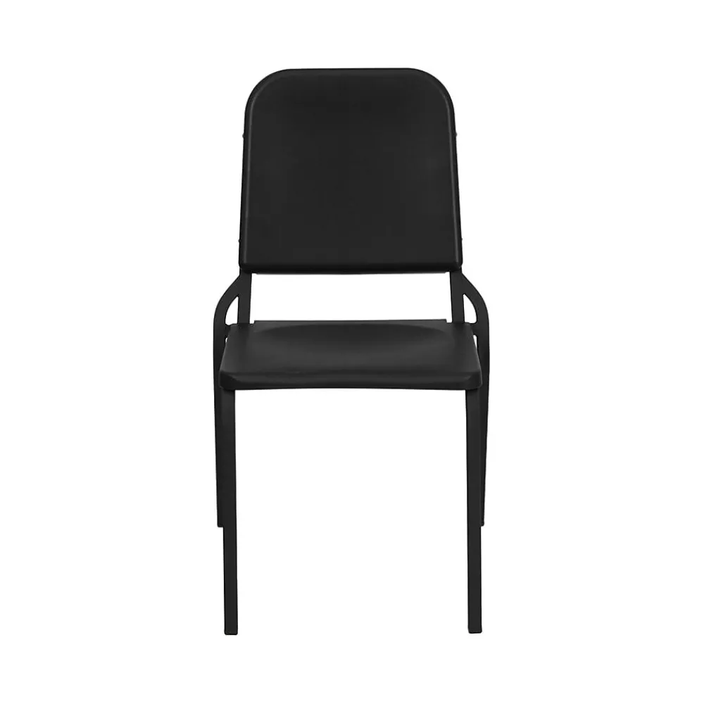 Folding & Stacking*Flash Furniture HERCULES™ Polypropylene Stackable Melody Band/Music Chair, Black, 24/Pack (24HFMUSIC)