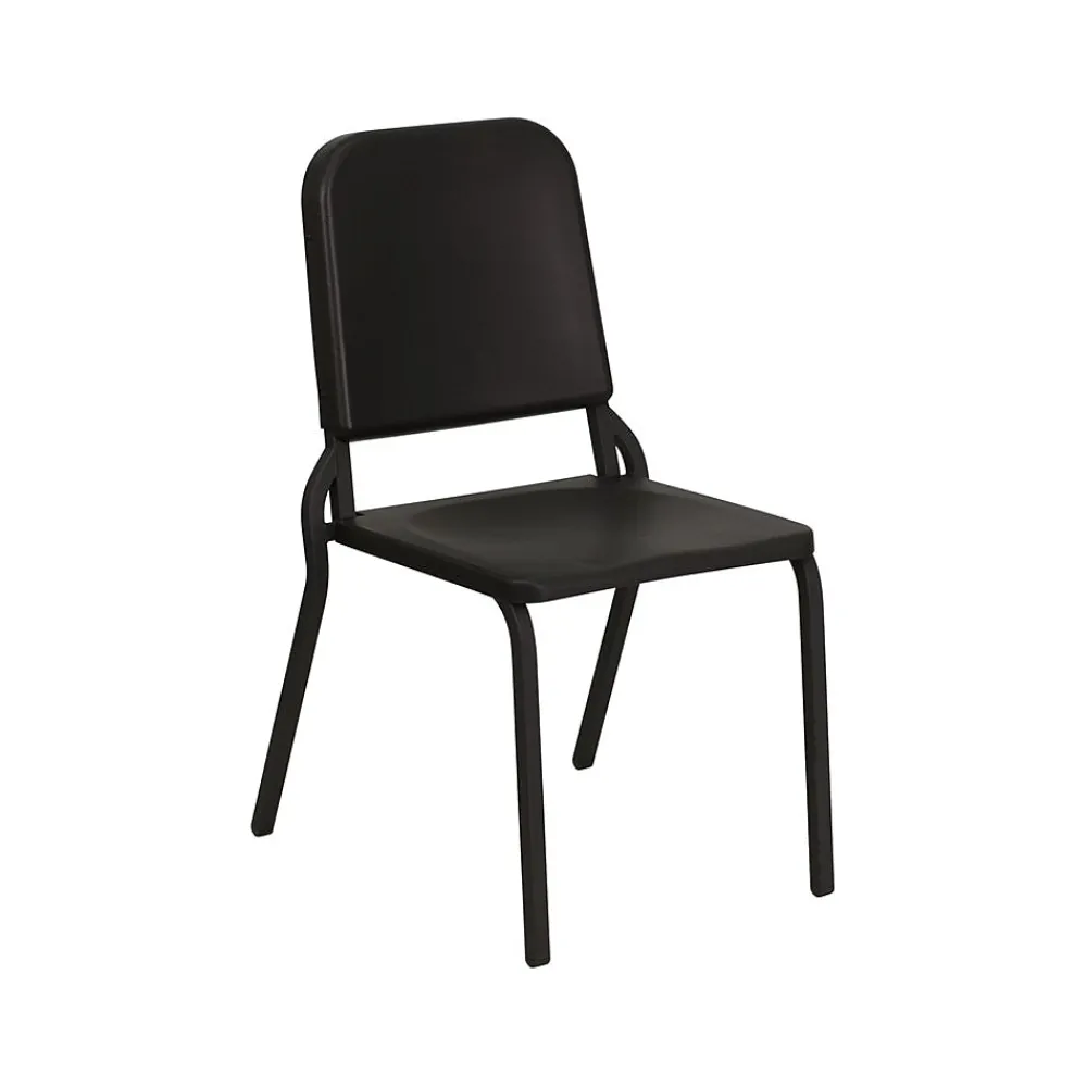 Folding & Stacking*Flash Furniture HERCULES™ Polypropylene Stackable Melody Band/Music Chair, Black, 24/Pack (24HFMUSIC)