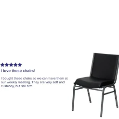 Folding & Stacking*Flash Furniture HERCULES Series Vinyl Stack Chair, Black (XU60153BKVYL)