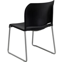 Folding & Stacking*Flash Furniture HERCULES 8Full Back Stack Chairs W/Sled Base, Black, 20/Pack