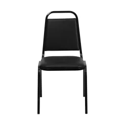 Folding & Stacking*Flash Furniture HERCULES™ 18"H Vinyl Black Frame Trapezoidal Back Banquet Chair, Black, 20/Pack (20FDBHF2BKVYL)