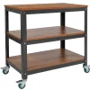 Bookcases*Flash Furniture Livingston Collection 3 Shelf 30"H Storage Bookcase, Brown Oak (NANJN2522B3)