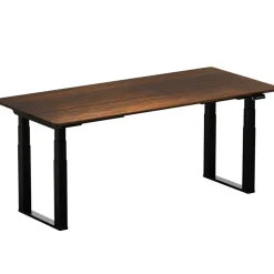 Standing Desks*FlexiSpot E7Q 71"W Electric Adjustable Bamboo Top Standing Desk, Black (E7QBR7135LBDB)