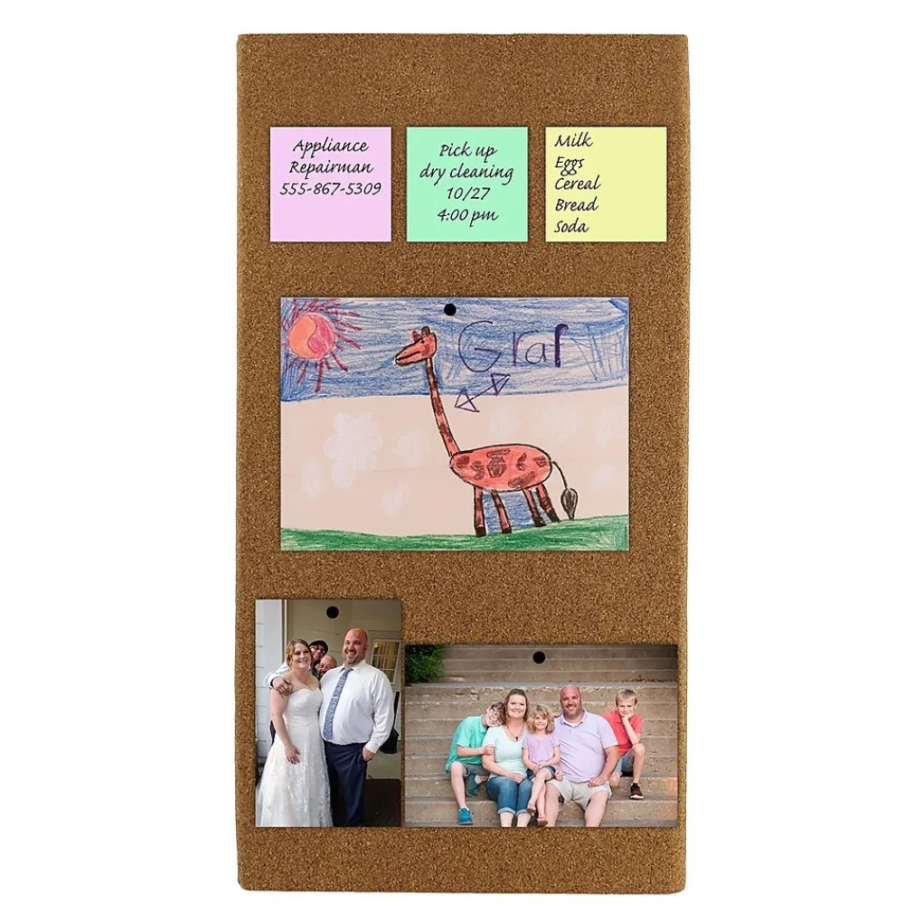 Bulletin*Flipside Cork Panel, 2' x 1', 5/Carton (37012)