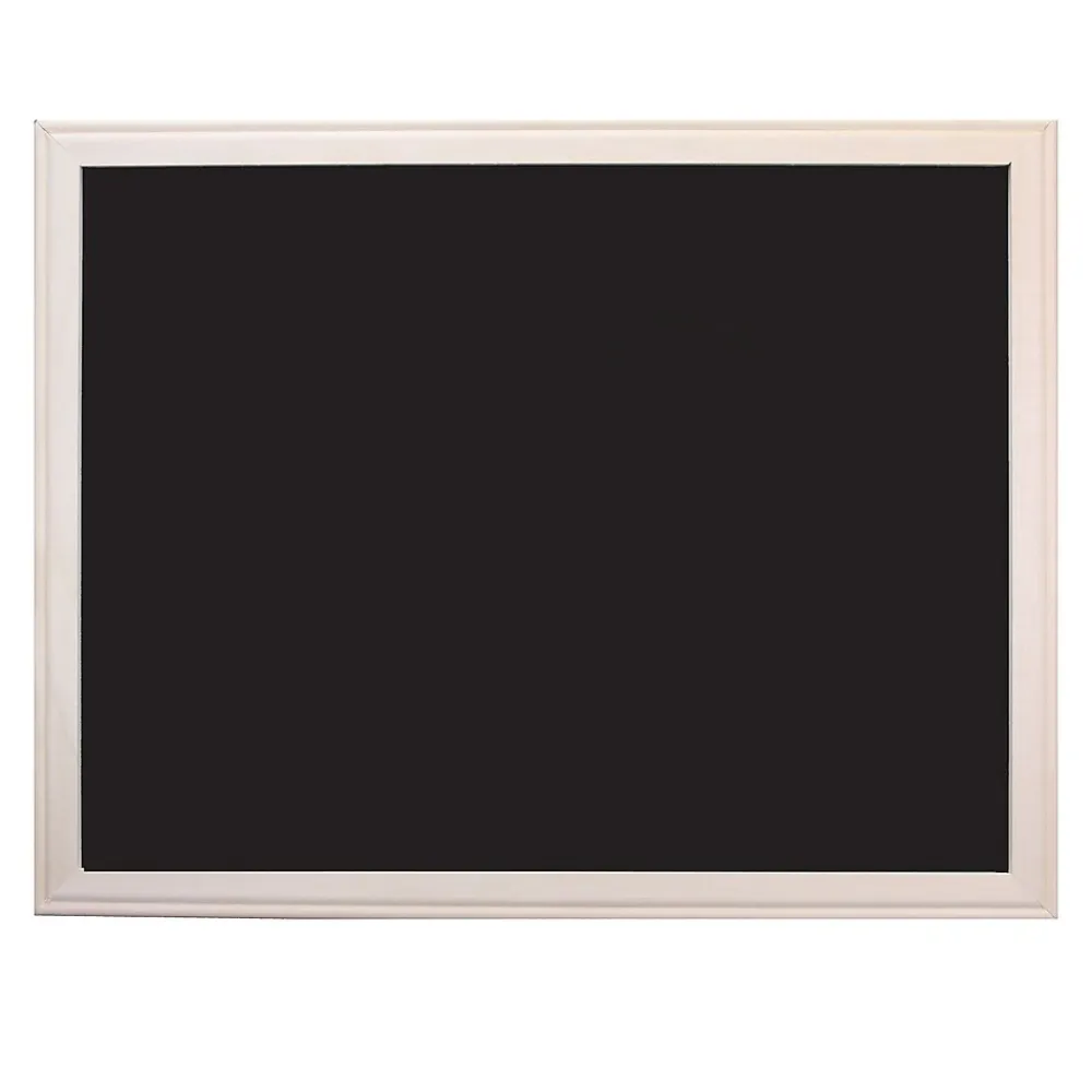 Dry Erase*Flipside Dry-Erase Blackboard, Wood Frame, 18" x 24" (17920)