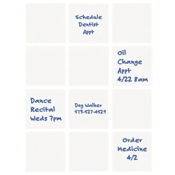 Dry Erase*Flipside Dry-Erase Sticky Note, 5