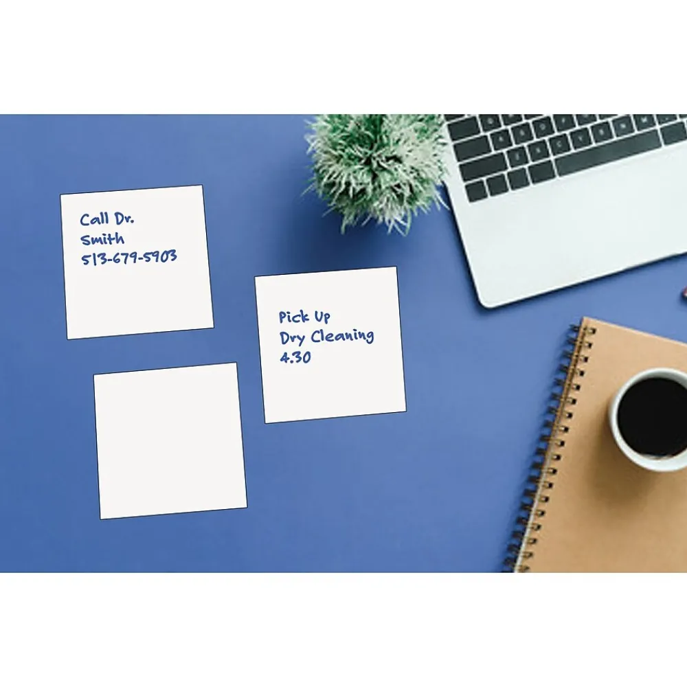 Dry Erase*Flipside Dry-Erase Sticky Note, 3" x 3", Dozen (91133)