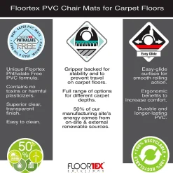 Chair Mats*Floortex Advantagemat Chair Mat, 48