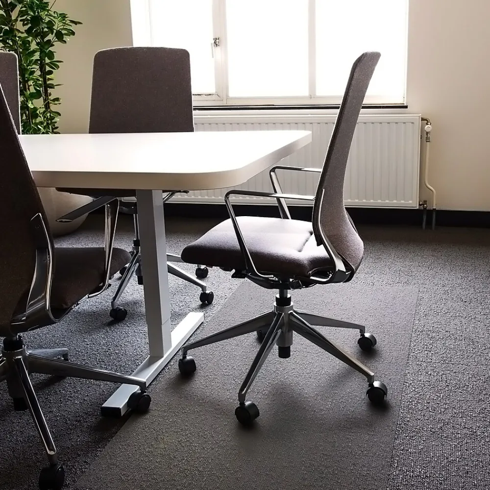 Chair Mats*Floortex Ultimat Carpet Chair Mat, 60" x 79", Clear Polycarbonate (FR1115020023ER)