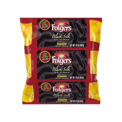 Folgers Black Silk Filter Packs Coffee, Dark Roast, 1.4 oz. Filters, 40 Filters/Carton (SMU00016)