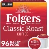 Folgers Classic Roast Coffee Keurig® K-Cup® Pods, Medium Roast, 96/Carton (204496)