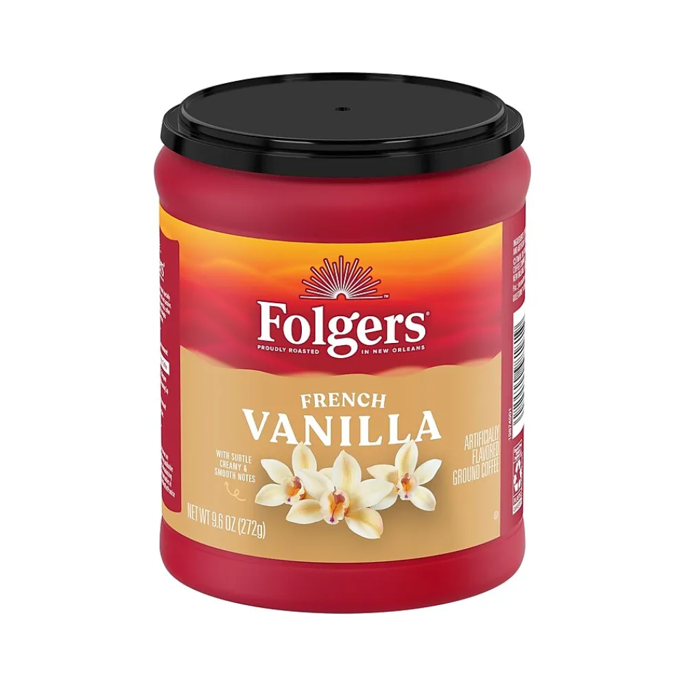 Folgers French Vanilla Ground Coffee, 9.6 oz. (2550098181)