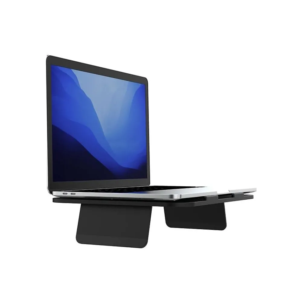Elevate 10.94" x 10" Plastic Laptop Stand, (F101-ELBLK)<Function101