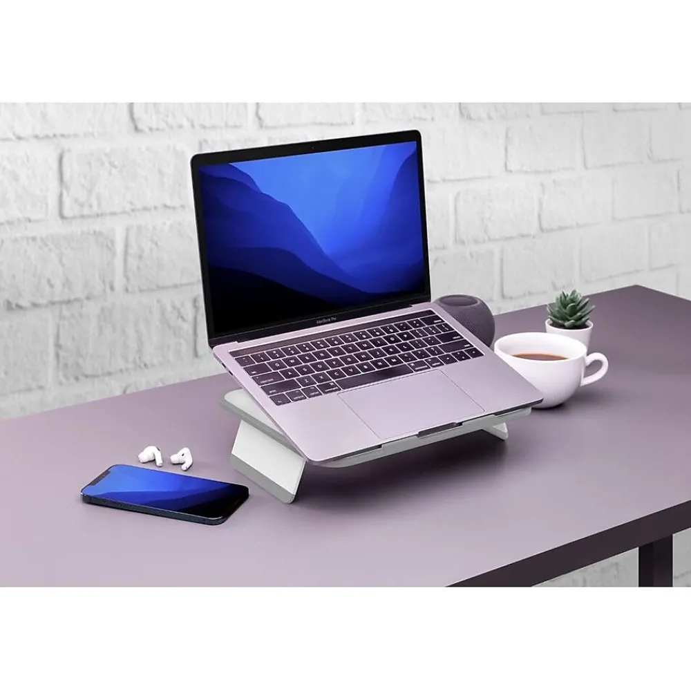 Elevate 10.94" x 10" Plastic Laptop Stand, (F101-ELWHP)<Function101 Sale