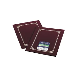 Awards & Certificates*Geographics Certificate Holders, 12.5", Burgundy, 6/Pack (GEO45333)