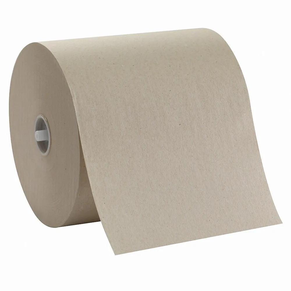 SofPull Georgia-Pacific Recycled High-Capacity Hardwound Paper Towel, 1-Ply, Natural, 1000'/Roll, 6 Rolls/Carton (26480)