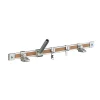 Bulletin*Ghent Aluminum Maprail with Cork Posting Strip, 1" x 6" (GH-MR61)