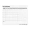 Dry Erase*Ghent Aria OR Schedule Glass Dry-Erase Whiteboard, 3'H x 4'W (GRPARIASN13S-34)