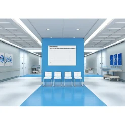 Dry Erase*Ghent Aria OR Schedule Magnetic Glass Dry-Erase Whiteboard, 4'H x 6'W (GRPARIASM13S-46)