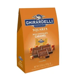 Ghirardelli Squares Caramel Milk Chocolate Candy Bar, 15.9 oz. (300-01035)