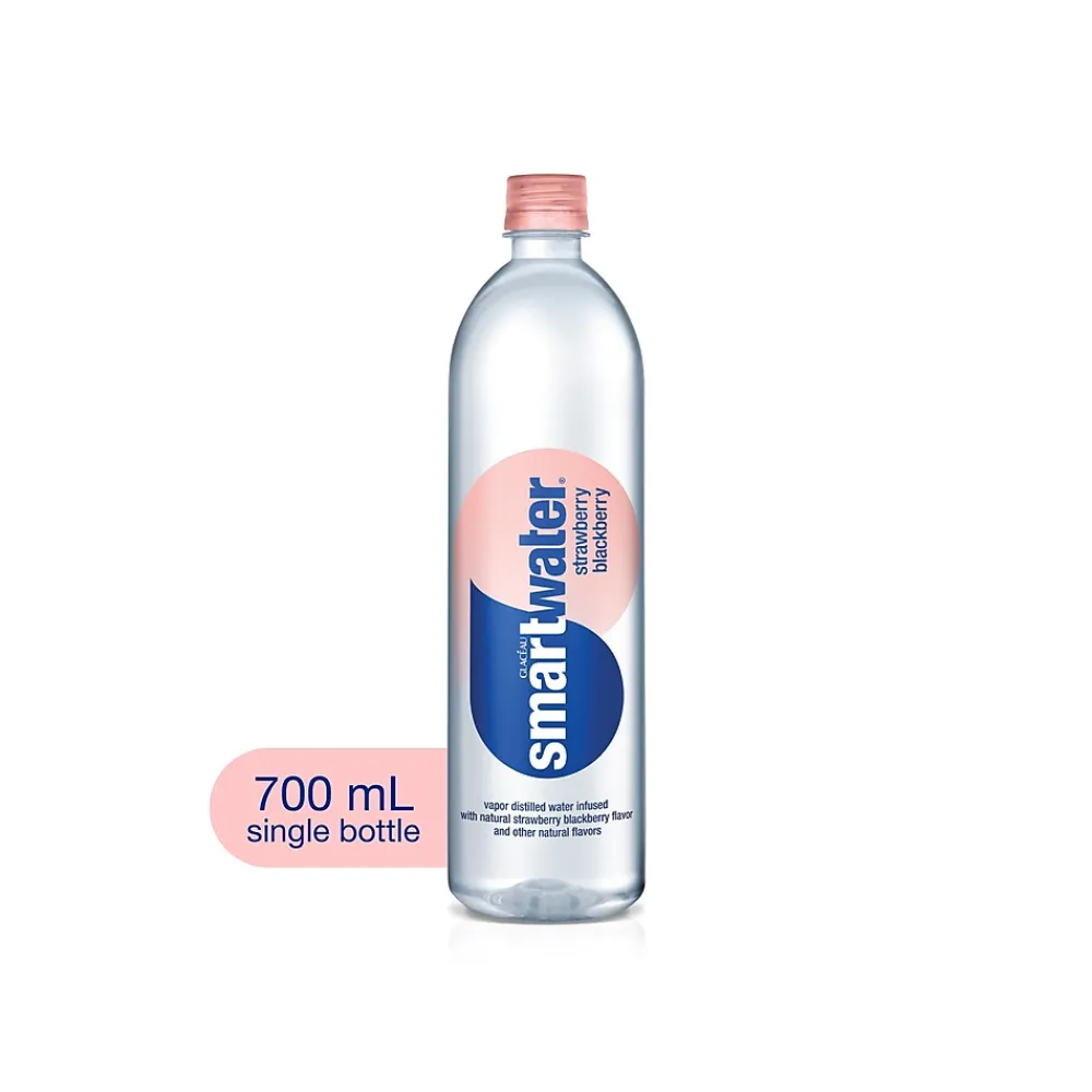 Glaceau Smartwater Flavored Water, 23.7 Oz., 12/Pack (157196)