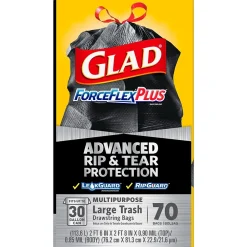 ForceFlexPlus 30 Gallon Trash Bag, 5.31