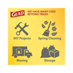 Quick-Tie 13-Gallon Tall Kitchen Trash Bag, 23.75