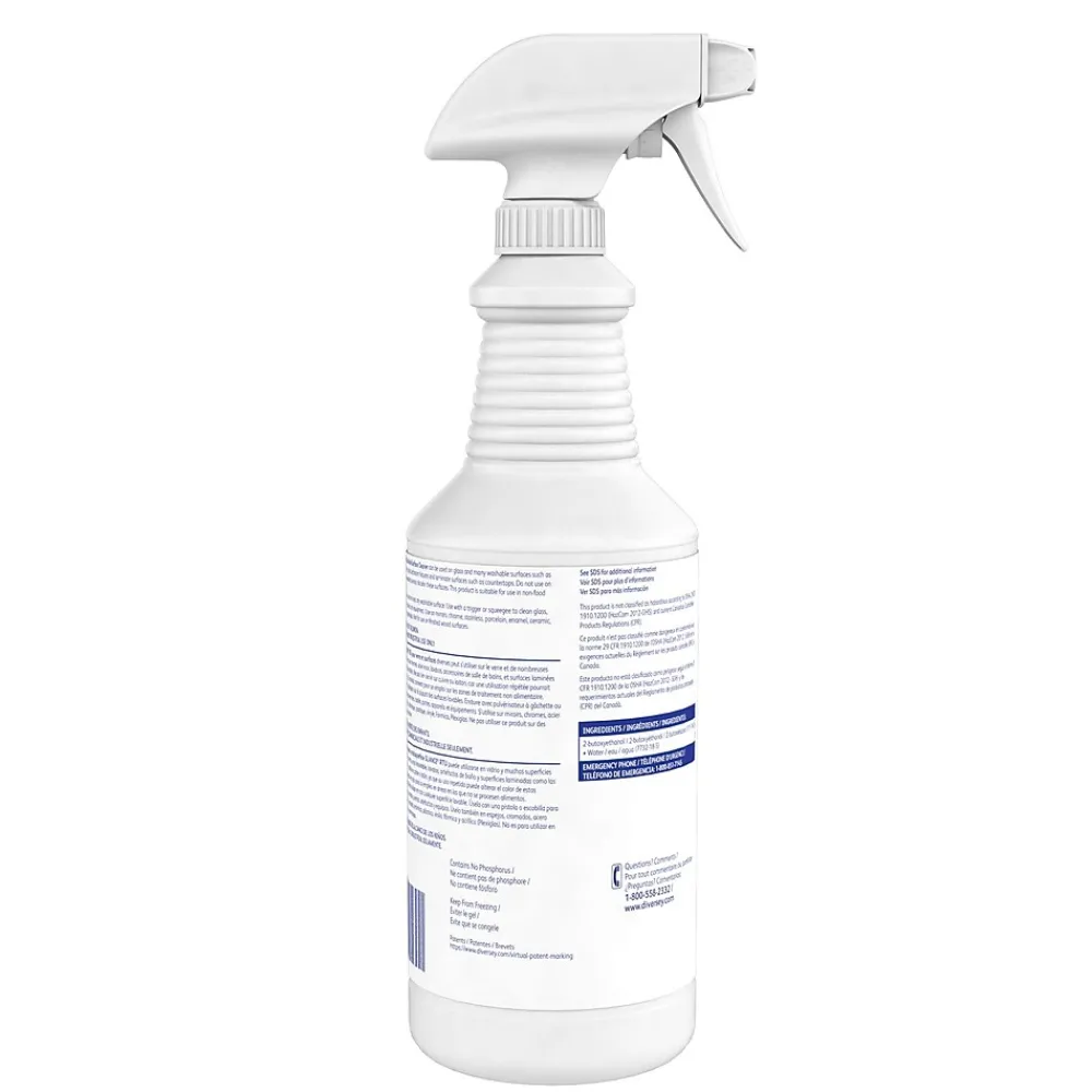 RTU Glass and Multi-Surface Cleaner, Ammonia, 12/Carton (04705)<Glance New