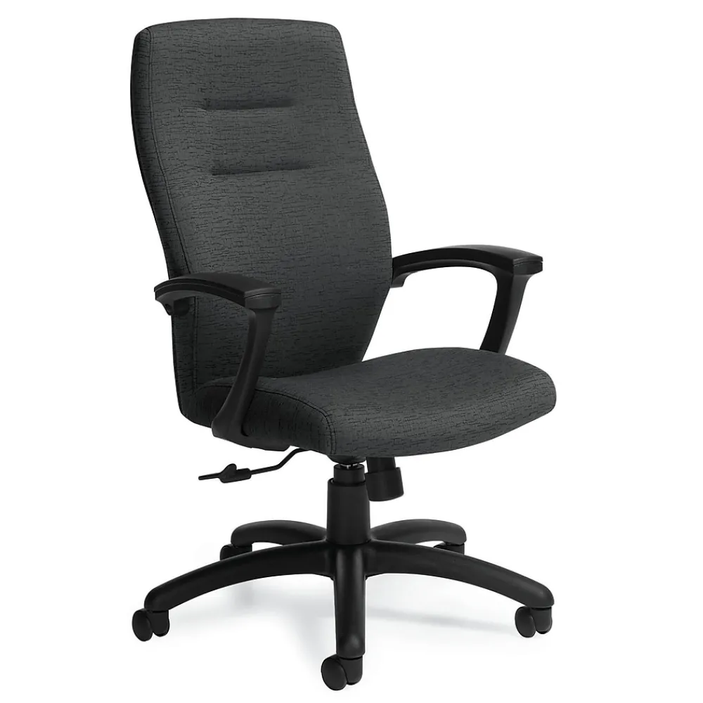 Office Chairs*Global Synopsis Urban Fabric High Back Tilter Chair, Green Grass