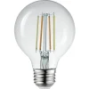 Globe Electric G25-Shape E26-Base Wi-Fi Dimmable Tunable Edison-Style 60-Watt-Equivalent Smart LED Light Bulb, White (34920)