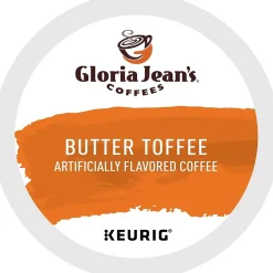 Gloria Jean's Coffees Gloria Jean's Butter Toffee Coffee Keurig® K-Cup® Pods, Medium Roast, 24/Box (60051-012)