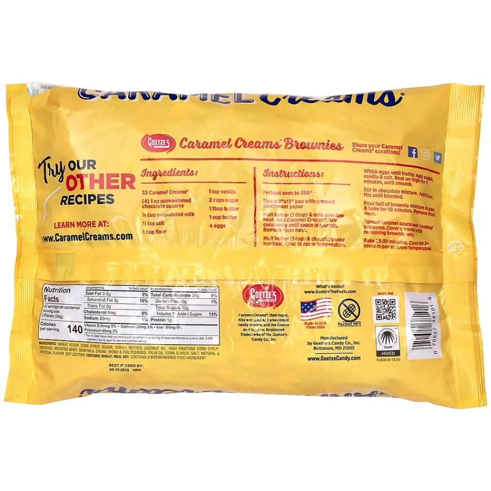 Goetze's Caramel Creams Candy, 48 oz (220-02357)