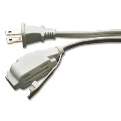 GoGreen Power 6' Extension Cord, 3-Outlet, 16 AWG, White (GG-24706-10)